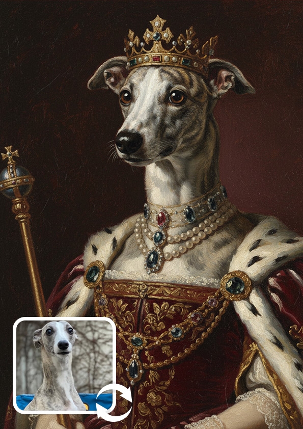 르네상스 퀸 패브릭 포스터