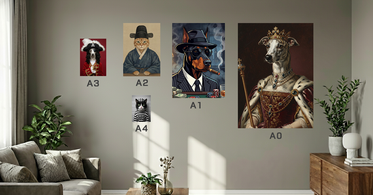 포스터 사이즈 안내